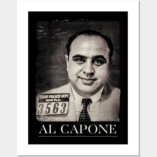 Al Capone Mugshot Wall Art by GrampaTony